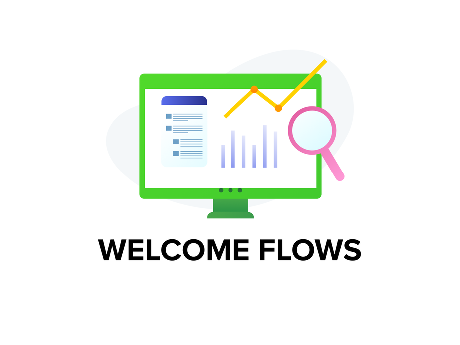 Welcome email flows