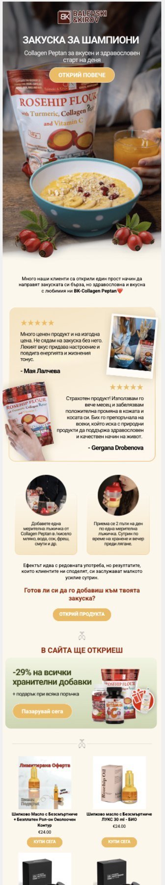 Balevski & Kirov email designed by PROGS